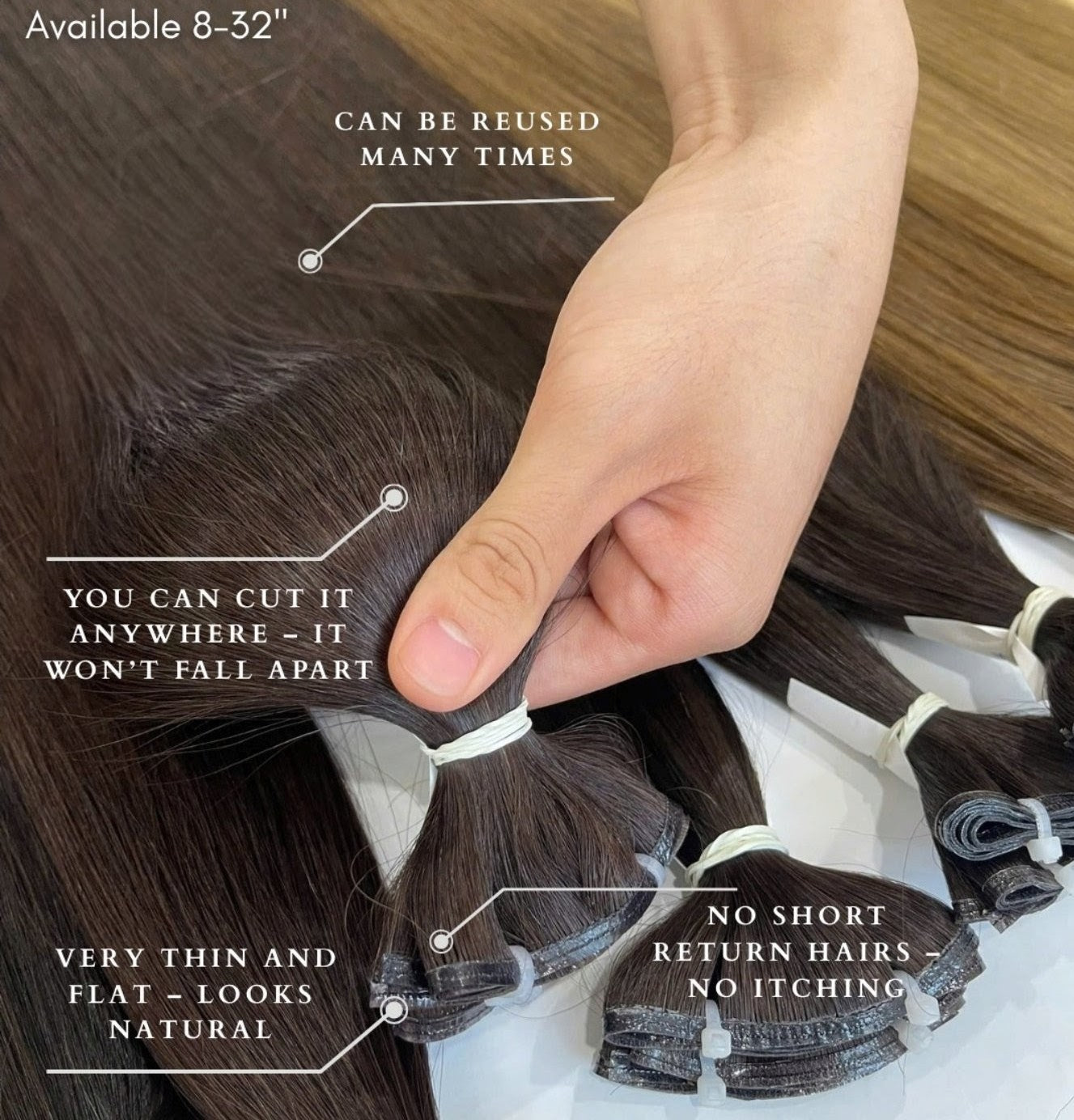 Invisible Weft Extensions